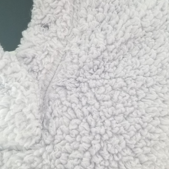 Fleece lavender hoodie - Picture 3 of 5